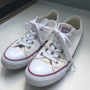 White Converse Used with Box